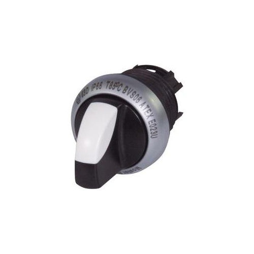 Eaton | Toggle Switch M22-WRLK-W 22mm Panel Mount | Black Titan White - Electromechanical Switch afbeelding 1