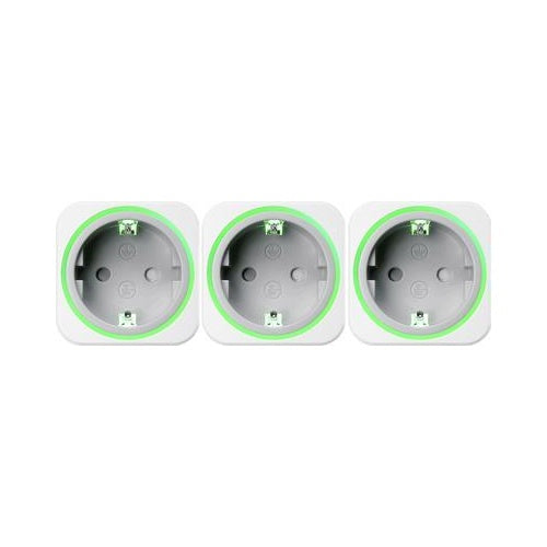 VOLTCRAFT SEM6000. Buchsen-Typ: Typ F, Temperaturbereich in Betrieb: 0 - 40 °C, Luftfeuchtigkeit in Betrieb: 10 - 90%. Produktfarbe: Weiß, LED-Anzeigen: Leistung. Nennspannung: 220 - 240 V, Nennstrom: 16 A, Bemessungsfrequenz: 50 Hz. Breite afbeelding 1