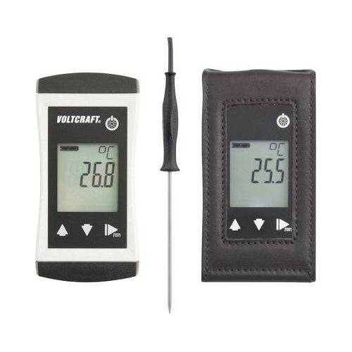 VOLTCRAFT PTM-120 + TG-400 Temperatur-Messgerät -70 - 250 °C Fühler-Typ Pt1000 IP65 afbeelding 1