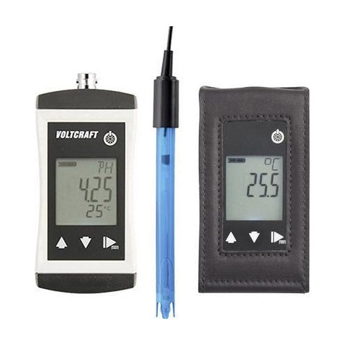 VOLTCRAFT KBM-110 + TG-400 pH-Messgerät Redox (ORP), Temperatur, pH-Wert afbeelding 1