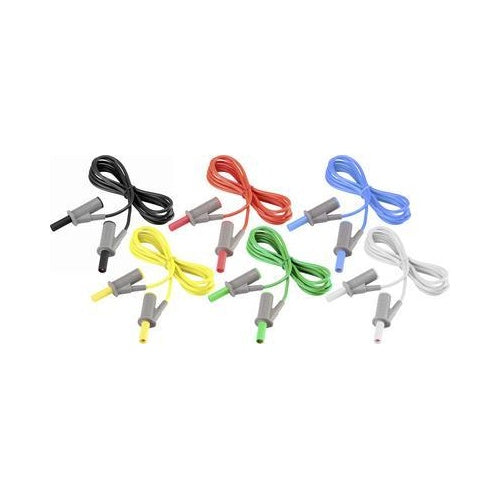 VOLTCRAFT MSB-501 Messleitungs-Set [Lamellenstecker 4 mm - Lamellenstecker 4 mm] 2.00 m (MSB-501-2) afbeelding 1