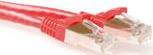ACT Red 25 m LSZH S/FTP CAT6A Patch Cable with RJ45 Connectors (FB7525)