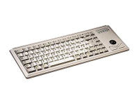 Cherry Slim Line G84-4400 Keyboard - USB - 83 Keys - Trackball - Light Grey - US Layout (G84-4400 LUBUS-0)