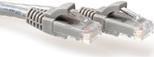 ACT Grey 15 meter U/UTP CAT6A patch cable snagless with RJ45 connectors. Cable length: 15 m Cat6a u/utp snagless gy 15.00m (IB3015)