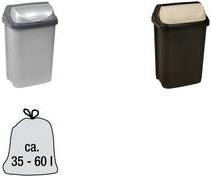 keeeper Waste Bin "rasmus" 25 Liters Graphite Roll-Top Lid 1 pc. 1045482600000