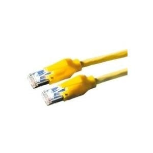 Dätwyler DATWYLER - Patch-Kabel - RJ-45 (M) - RJ-45 (M) - 10 m - SSTP-Kabel - CAT 6 - halogenfrei - Gelb (21.05.0102)