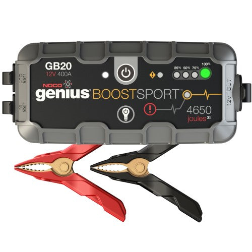 NOCO Quick Start System Sport 400A Lithium Jump Starter GB20 - 12V Jump Start Current 400A