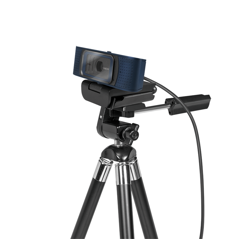 LogiLink HD Pro - Web-Kamera - Farbe - 2 MP - 1920 x 1080 - feste Brennweite - Audio - USB 2.0 - MJPEG