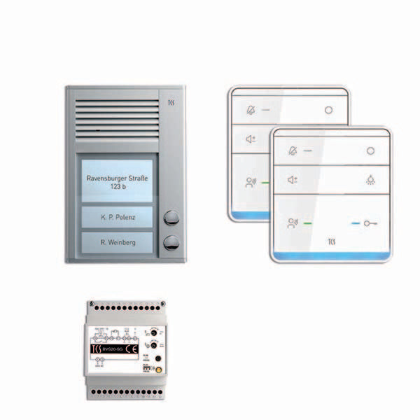 TCS TASTA Audio Package for 2 Residential Units with Outdoor Station PAK - PSC2320-0000