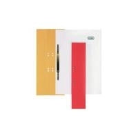 ELBA Eyelet Narrow Binders A4 Manila Cardboard 250 g/m² Blue 6 & 8 cm Hole Spacing - 100 Pieces (26450 BL)