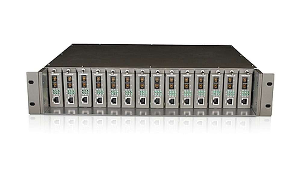 TP-Link TL-MC1400 - 14-Slot Rack Mount Chassis for Media Converter - 2U - TL-MC1400