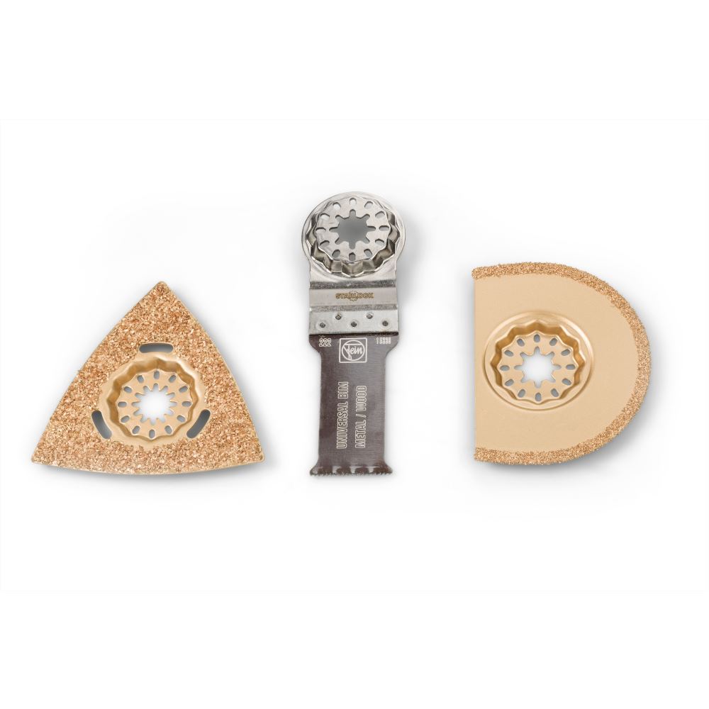 FEIN Blade Set - Universal - for MULTIMASTER AMM 500 Plus Select, AMM 700 Max Top, AMM 700 Max Select - 3 Pieces (35222967070)