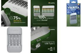 Varta Eco Charger Pro for Cylindrical Cells, 57683 101 111