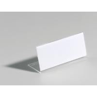 DURABLE Table Name Tag L-Stand 61x150 mm Acrylic - 10 Pieces (805419)