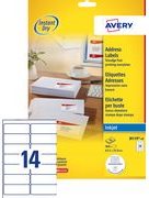 Avery Address Labels White 63.5 x 33.9 mm 2400 Labels (100 Sheets x 24) J8159-100.FR
