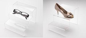 deflecto Transparent Display Stand - 3 Steps - 175 x 150 x 190 mm - TBL0131