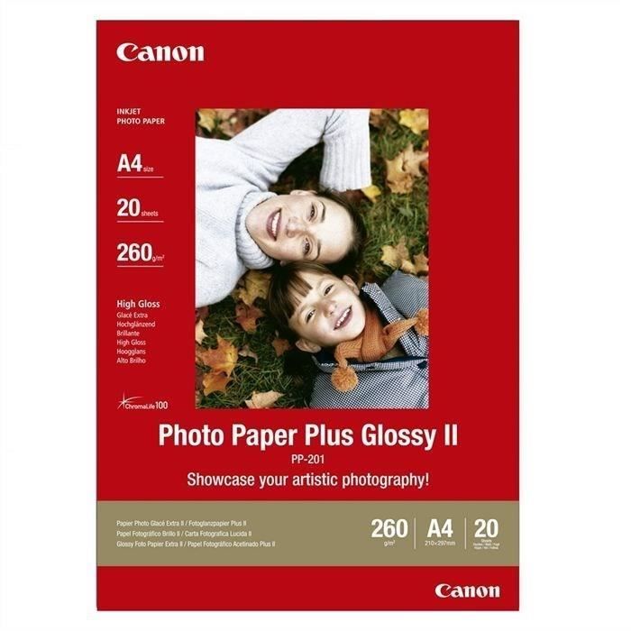 CANON PP-201 Glossy Photo Paper - 20 Sheets A4 265gsm