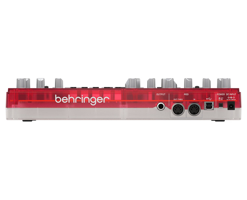 Behringer TD-3-SB Bassline Synthesizer Red Transparent