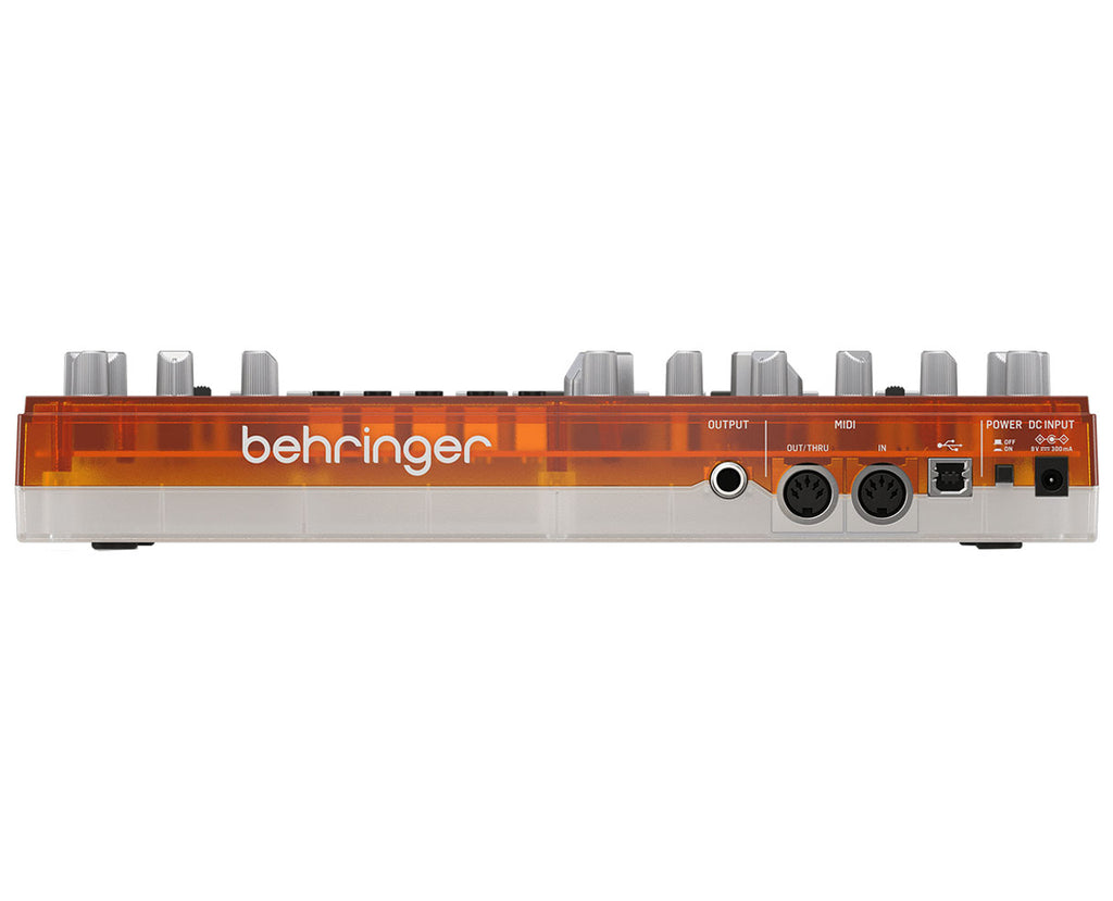 Behringer TD-3-TG Syntezator linii basowej pomarańczowy przeźroczysty