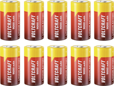 VOLTCRAFT Baby (C) Button-top Battery Li-SoCl2 3.6 V 9000 mAh 10 pcs (VC-17255760)