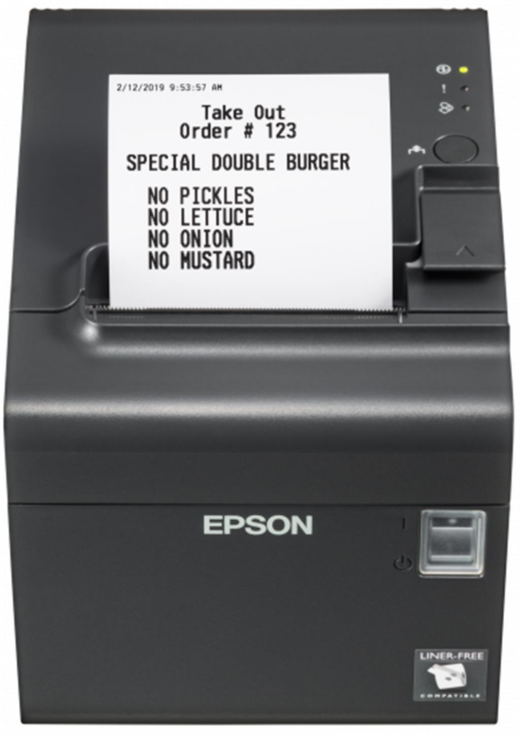 Epson TM L90LF Receipt Printer Thermal Line USB 203x203dpi (Dark Grey)