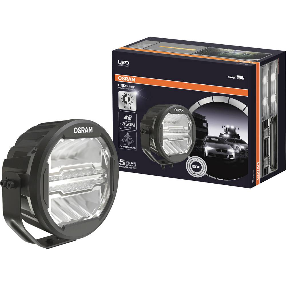 Osram ROUND MX260-CB LED Lamp 60W 12/24V ECE R10 R7 R112