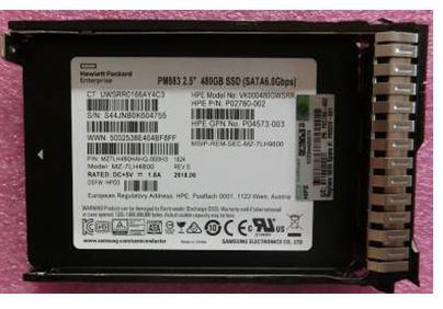 Hewlett Packard Enterprise HPE - SSD - 480GB - 2.5" SFF - SATA - with HPE Smart Carrier (P05320-001)