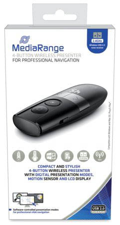 MediaRange MROS222 Funk-Presenter RF black - silver (MROS222)