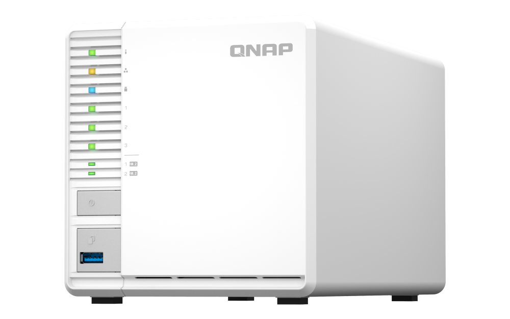 QNAP TS-364 - NAS Server - 3 Bays - SATA 6Gb/s - RAID 5 - 8 GB RAM - 2.5 GbE