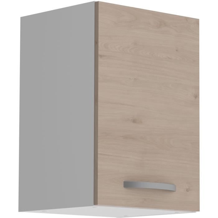 OSLO 1-Door Wall Cabinet - Jackson Oak Finish - W 40 x D 36 x H 58 cm