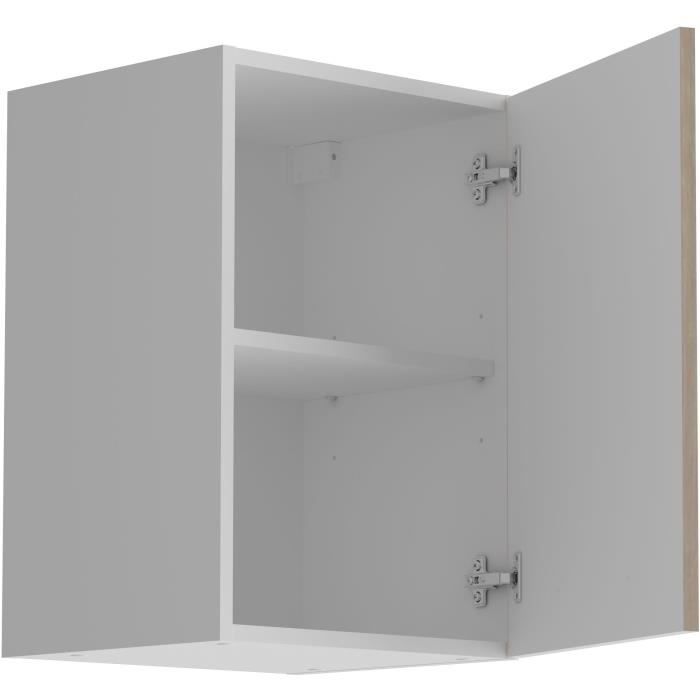 OSLO 1-Door Wall Cabinet - Jackson Oak Finish - W 40 x D 36 x H 58 cm