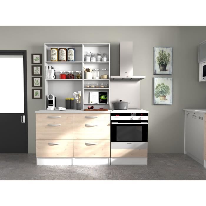 OSLO 1-Door Wall Cabinet - Jackson Oak Finish - W 40 x D 36 x H 58 cm