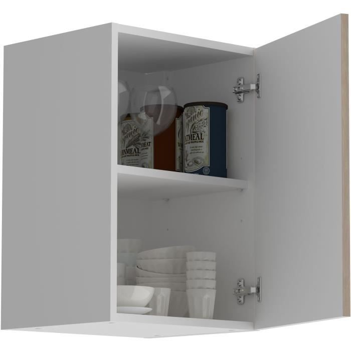 OSLO 1-Door Wall Cabinet - Jackson Oak Finish - W 40 x D 36 x H 58 cm