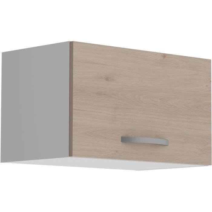 OSLO 1-Door Wall Cabinet - Jackson Oak Finish - W 60 x D 36 x H 35 cm