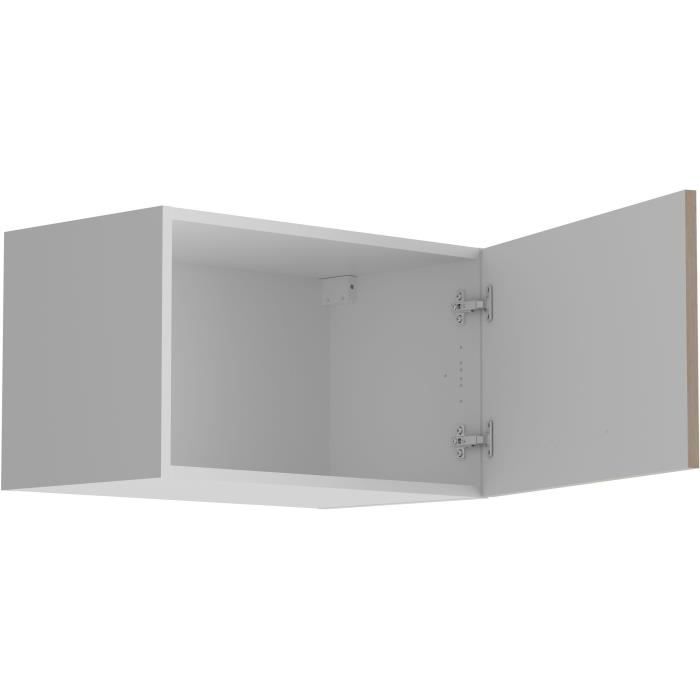 OSLO 1-Door Wall Cabinet - Jackson Oak Finish - W 60 x D 36 x H 35 cm