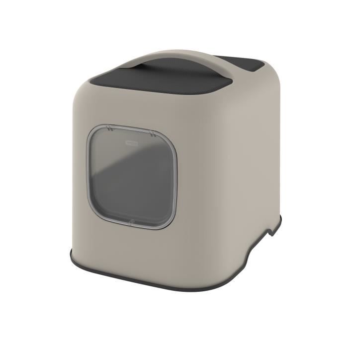 ROTHO Cat Toilet House 51 x 39 x 40 cm - Litter Box - Cappuccino