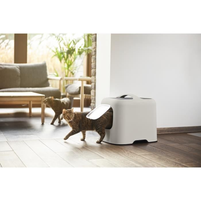 ROTHO Cat Toilet House 51 x 39 x 40 cm - Litter Box - Cappuccino
