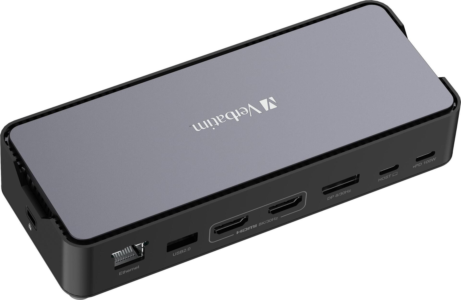 Verbatim Pro Docking Station - USB-C - 2 x HDMI, DP - 1GbE - 100 Watt