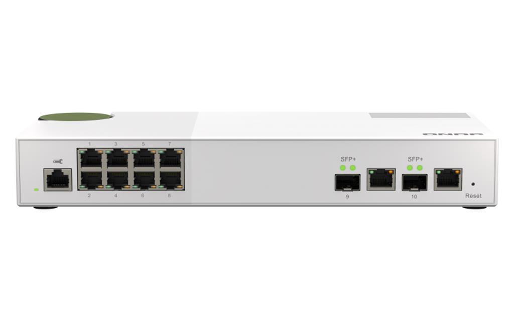 QNAP QSW-M2108-2C - Switch - managed - 2 x 10 Gigabit SFP+ + 8 x 2.5GBase-T - Desktop