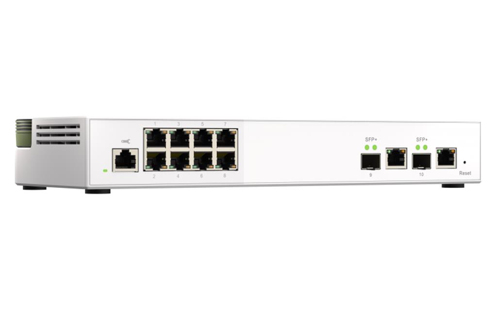 QNAP QSW-M2108-2C - Switch - managed - 2 x 10 Gigabit SFP+ + 8 x 2.5GBase-T - Desktop