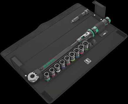 Wera Click Torque Wrench 40-200 Nm 1/2" 51 cm - 11 Piece Set (05075681001)