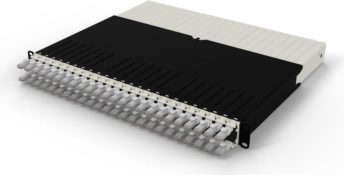 PATCHBOX .one 8RU UTP Patch Panel White | Model PONEX8UTPWH