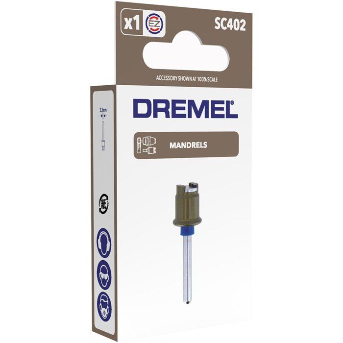 DREMEL S402 SpeedClic Chuck Adapter - Grey 18x50x100