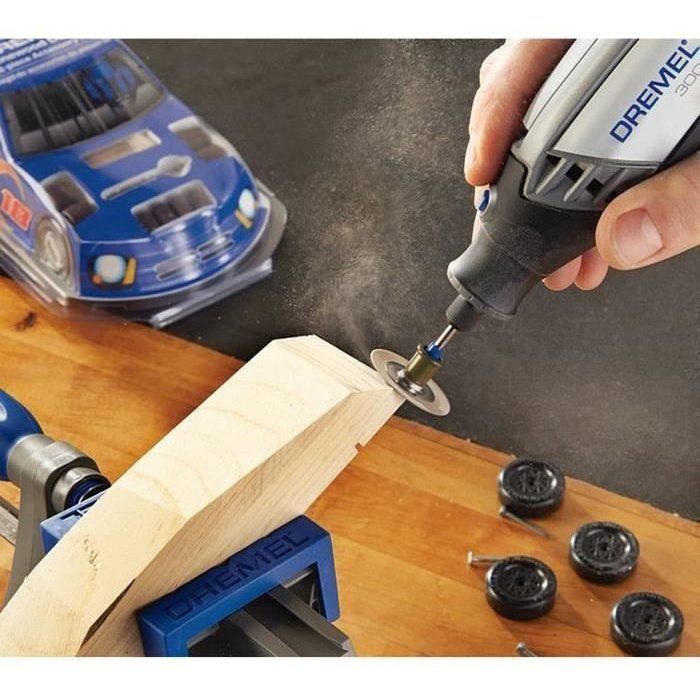 DREMEL S411 EZ SpeedClic Sanding Discs - Pack of 6 (Grit 60, Ø 30 mm)