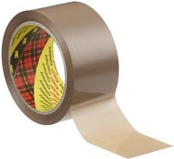3 M Scotch Packaging Tape 313,50 mm x 66 m, Low Noise - 6 Pieces (313B5066)