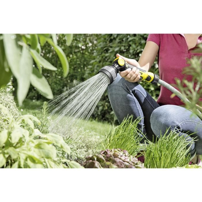 KARCHER Multifunctional Spray Gun Kit - 4 Spray Patterns - Universal Plus Connector - G3/4 Tap Connector
