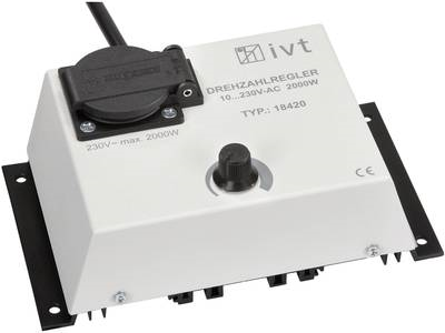 Ivt DR-2000 Hand Dimmer AC Voltage Controller 2000 W Speed Controller (700100)