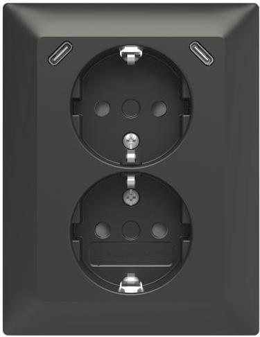 Busch-Jaeger USB Double Socket Safety+ 2x USB C 2TKA00006192