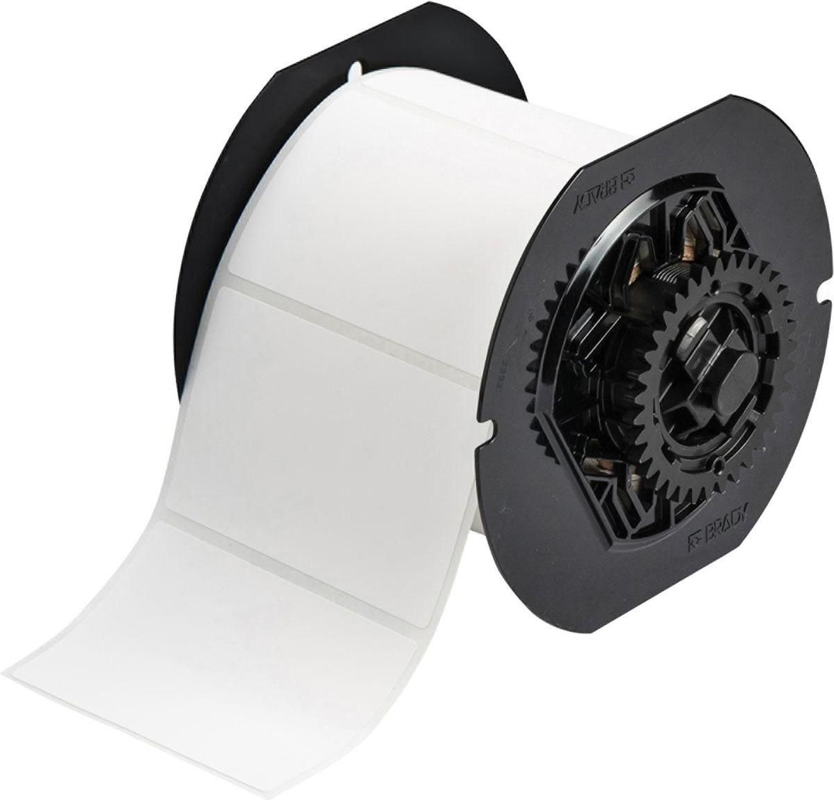 Brady Paper Labels for BBP33/i3300 - White - Matte Finish - 2 in x 3 in - 500 Labels per Roll (B33-19-424)
