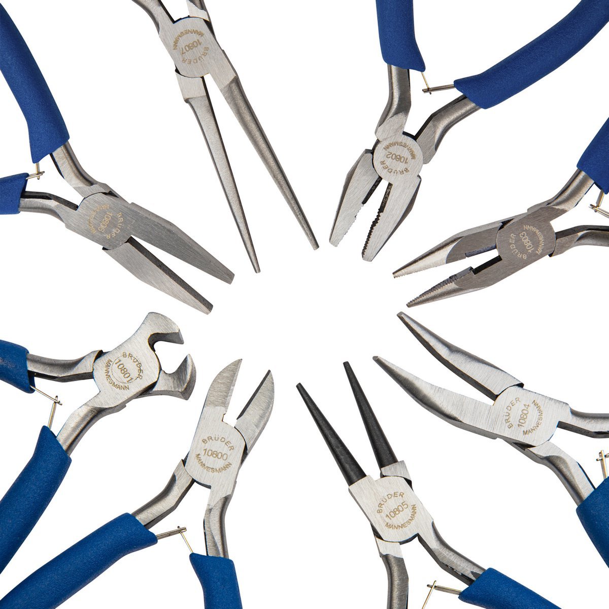 Brüder Mannesmann Pliers Set 8-piece 10808
